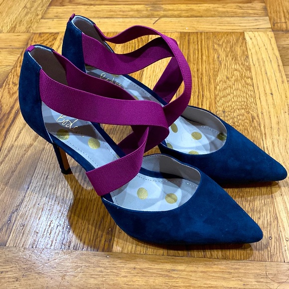 Boden Shoes - Boden Cross Strap Heels